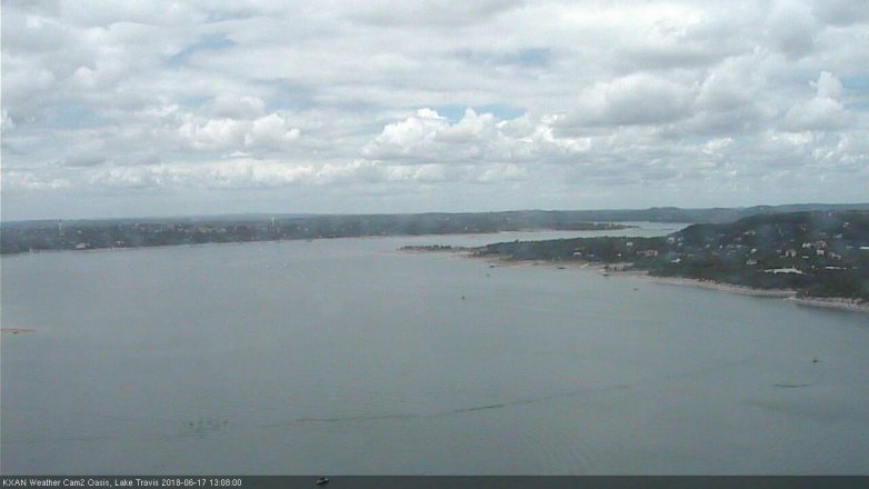 Lake Travis webcam, June 17, 2018 12:10 PM CT