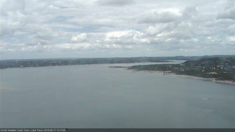 Lake Travis webcam, June 17, 2018 12:15 PM CT