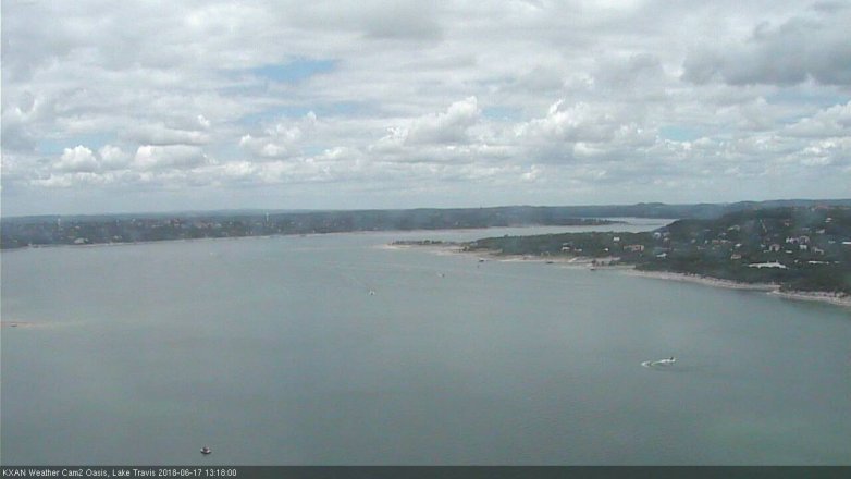 Lake Travis webcam, June 17, 2018 12:20 PM CT