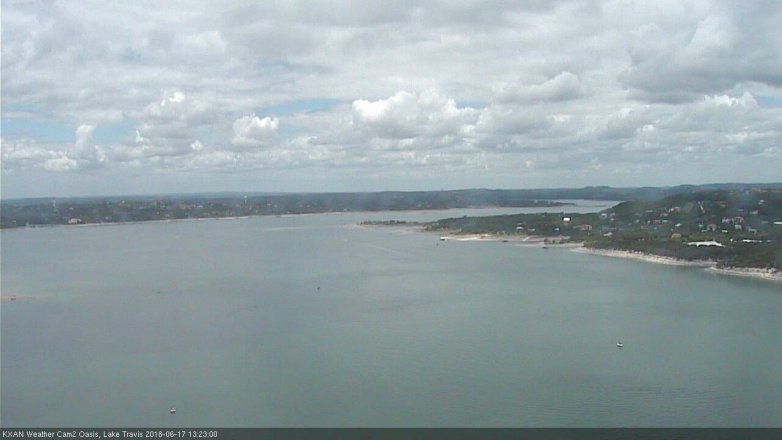 Lake Travis webcam, June 17, 2018 12:25 PM CT