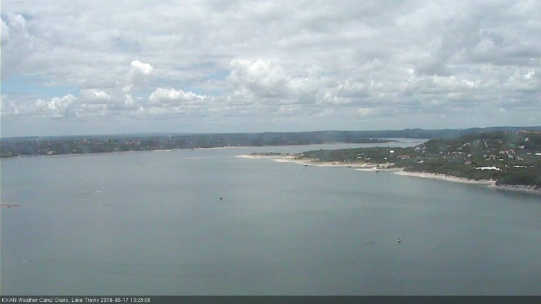 Lake Travis webcam, June 17, 2018 12:30 PM CT