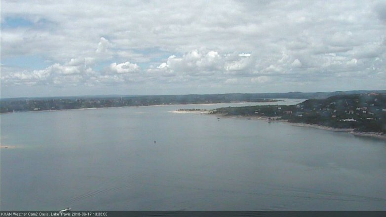 Lake Travis webcam, June 17, 2018 12:35 PM CT