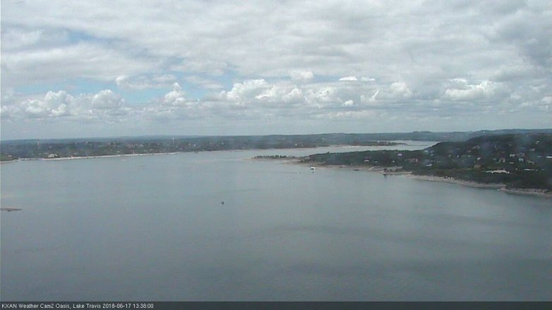 Lake Travis webcam, June 17, 2018 12:40 PM CT