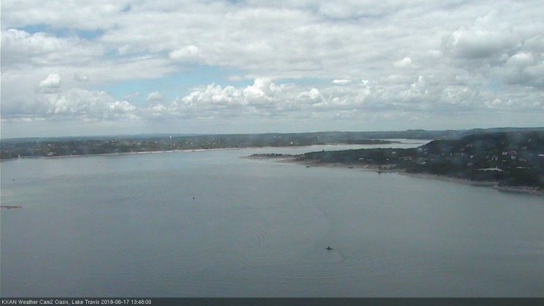 Lake Travis webcam, June 17, 2018 12:50 PM CT