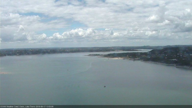 Lake Travis webcam, June 17, 2018 12:55 PM CT