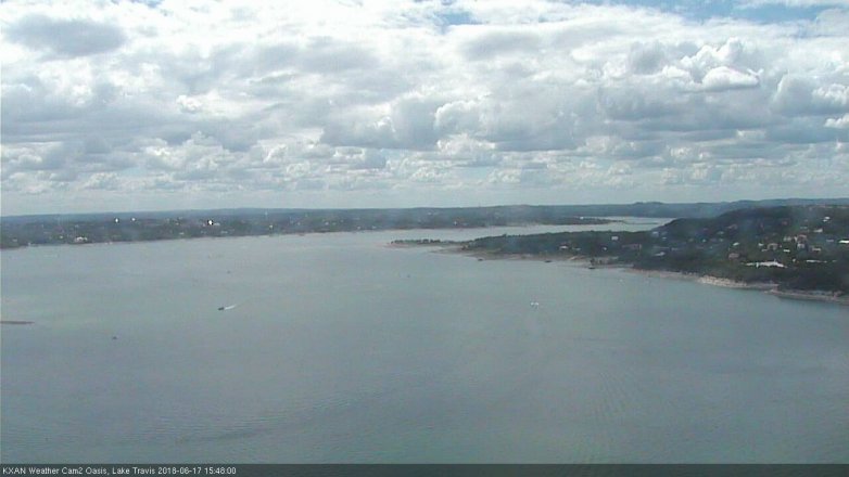 Lake Travis webcam, June 17, 2018 2:50 PM CT