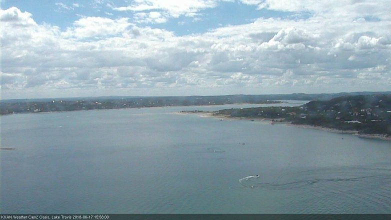 Lake Travis webcam, June 17, 2018 3:00 PM CT