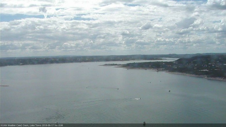 Lake Travis webcam, June 17, 2018 3:15 PM CT