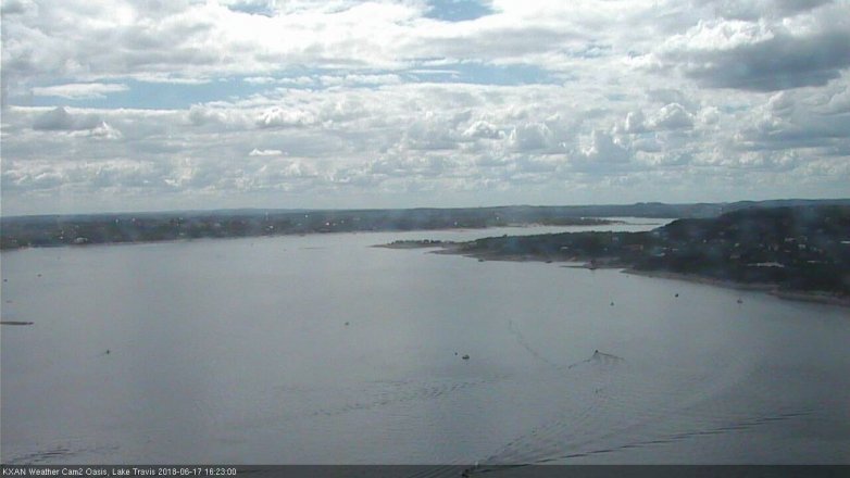 Lake Travis webcam, June 17, 2018 3:25 PM CT
