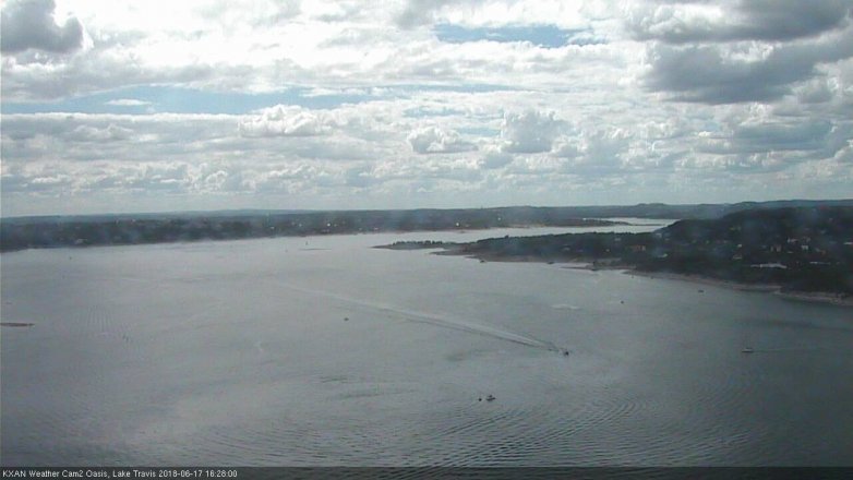 Lake Travis webcam, June 17, 2018 3:30 PM CT