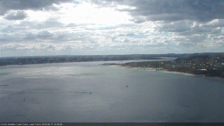 Lake Travis webcam, June 17, 2018 3:40 PM CT
