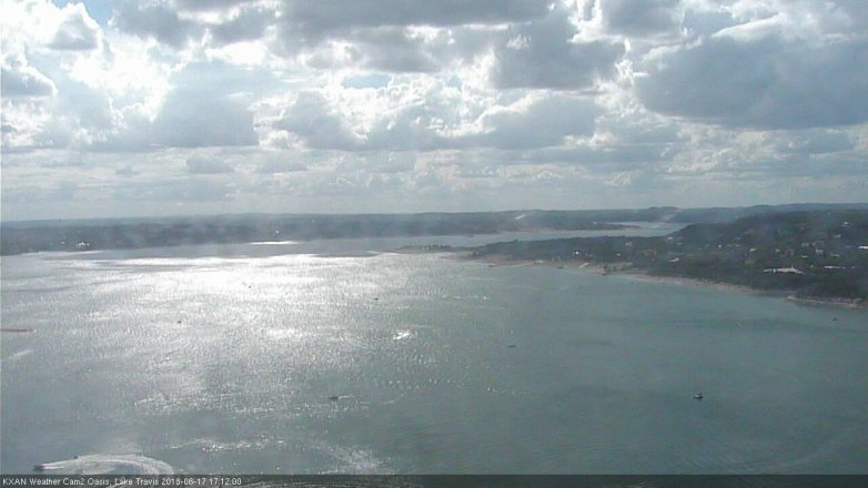 Lake Travis webcam, June 17, 2018 4:15 PM CT