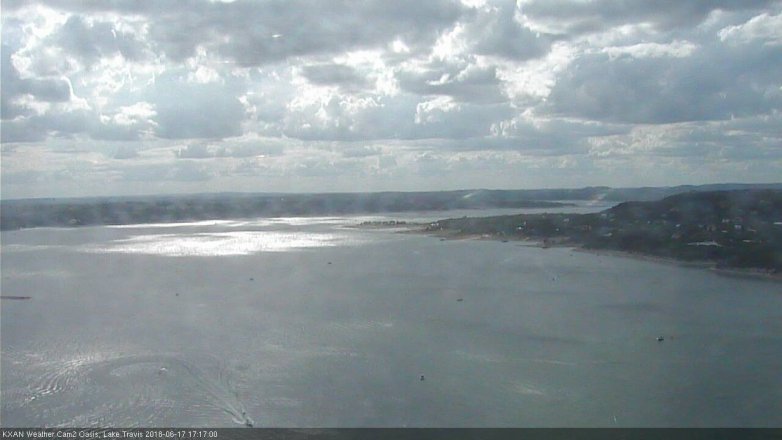 Lake Travis webcam, June 17, 2018 4:20 PM CT