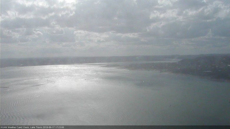 Lake Travis webcam, June 17, 2018 4:25 PM CT