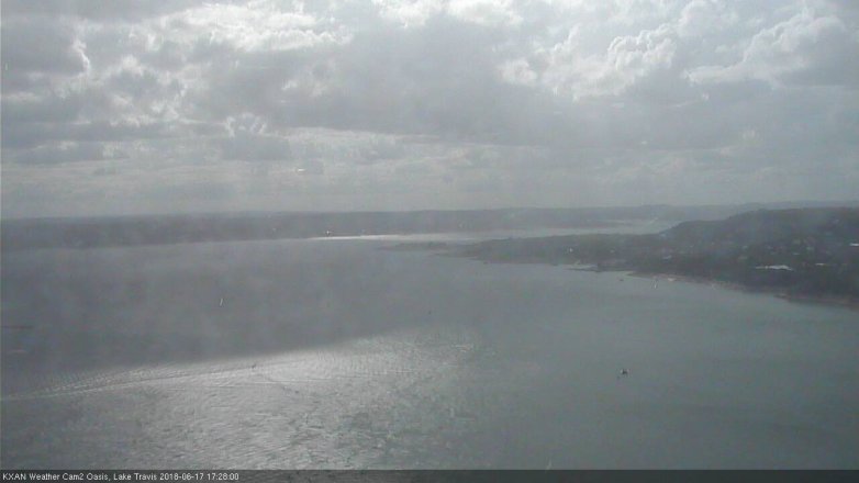 Lake Travis webcam, June 17, 2018 4:30 PM CT