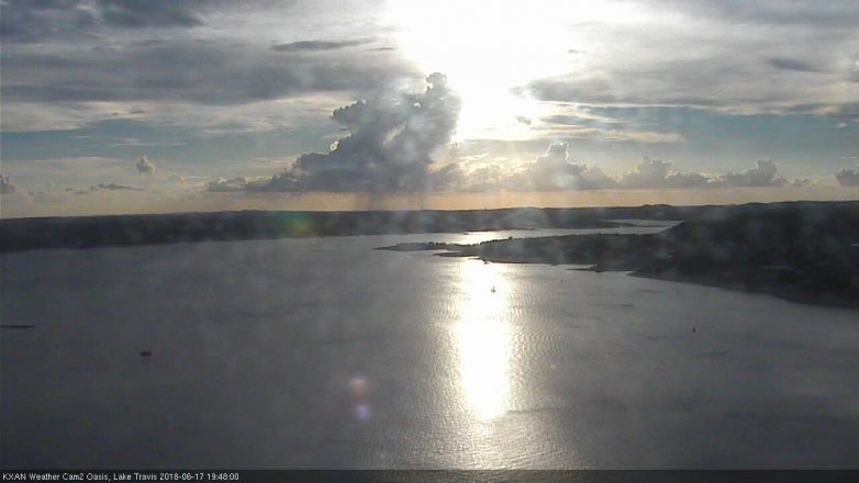 Lake Travis webcam, June 17, 2018 6:50 PM CT