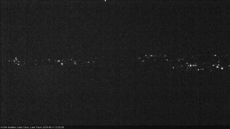 Lake Travis webcam, June 17, 2018 9:05 PM CT