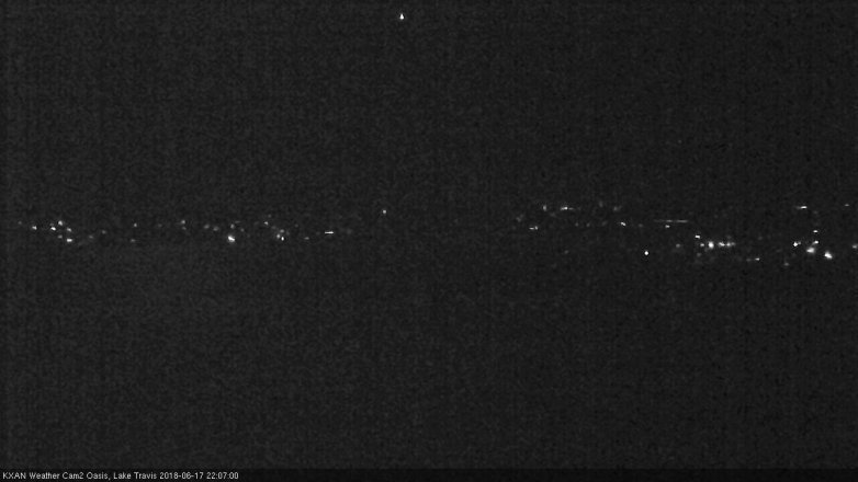 Lake Travis webcam, June 17, 2018 9:10 PM CT
