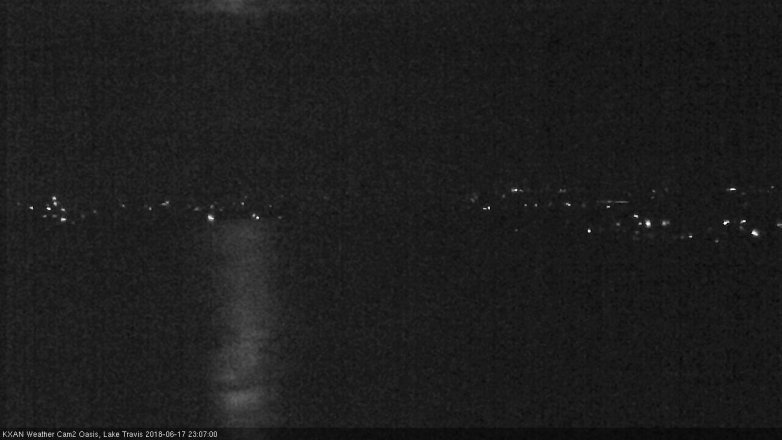 Lake Travis webcam, June 17, 2018 10:10 PM CT