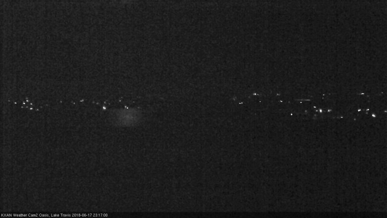 Lake Travis webcam, June 17, 2018 10:20 PM CT