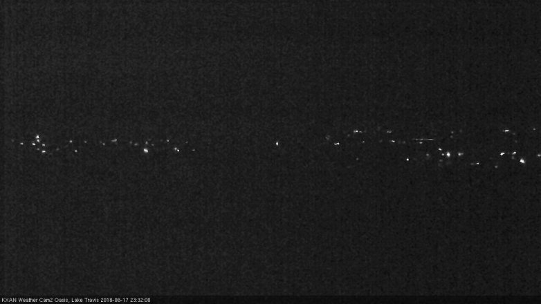 Lake Travis webcam, June 17, 2018 10:35 PM CT