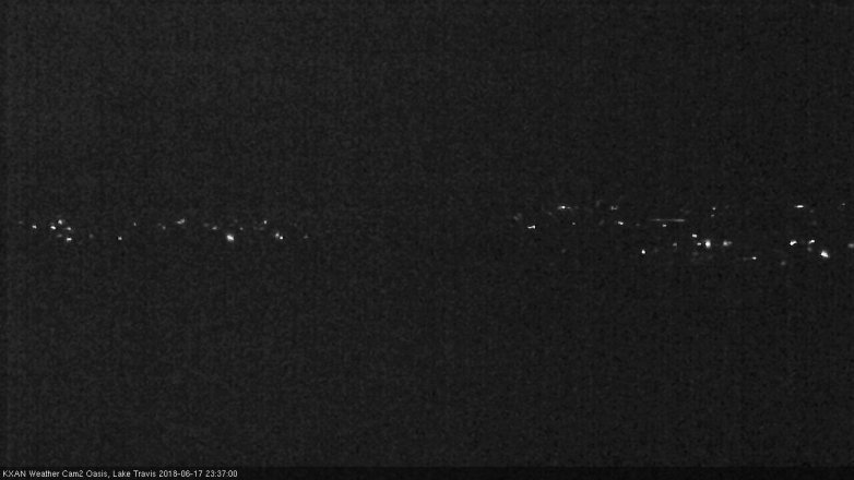 Lake Travis webcam, June 17, 2018 10:40 PM CT