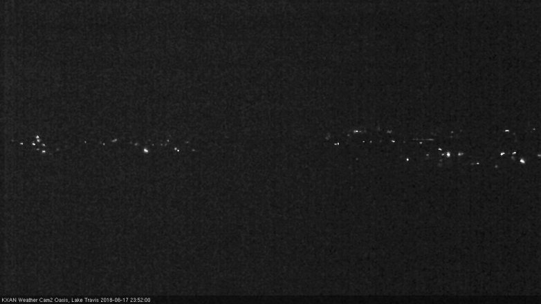 Lake Travis webcam, June 17, 2018 10:55 PM CT