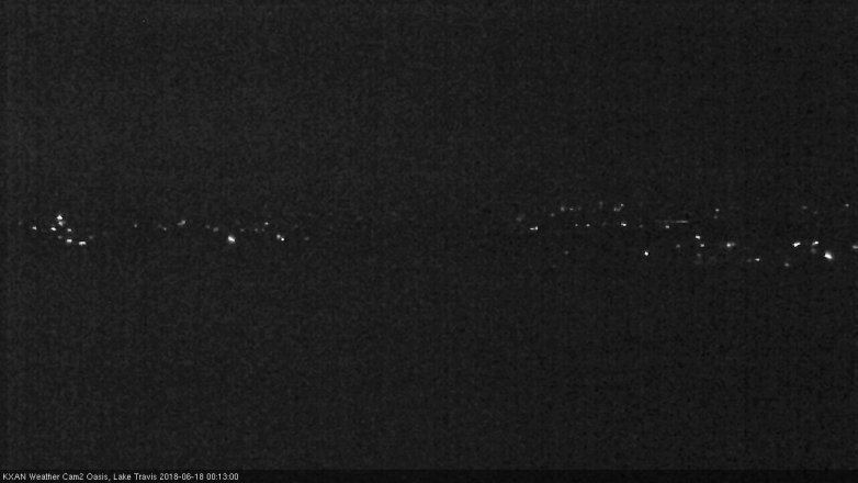 Lake Travis webcam, June 17, 2018 11:15 PM CT