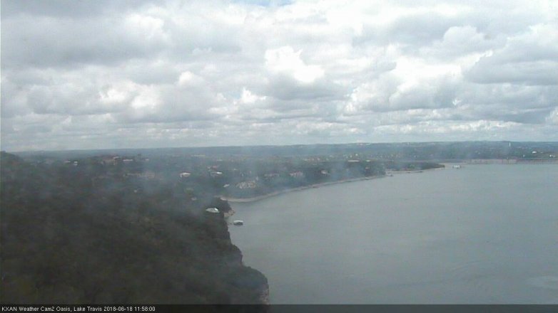 Lake Travis webcam, June 18, 2018 11:00 AM CT