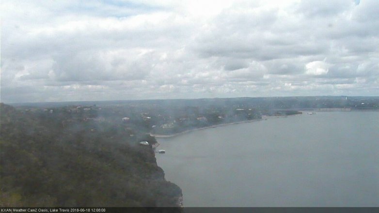 Lake Travis webcam, June 18, 2018 11:10 AM CT