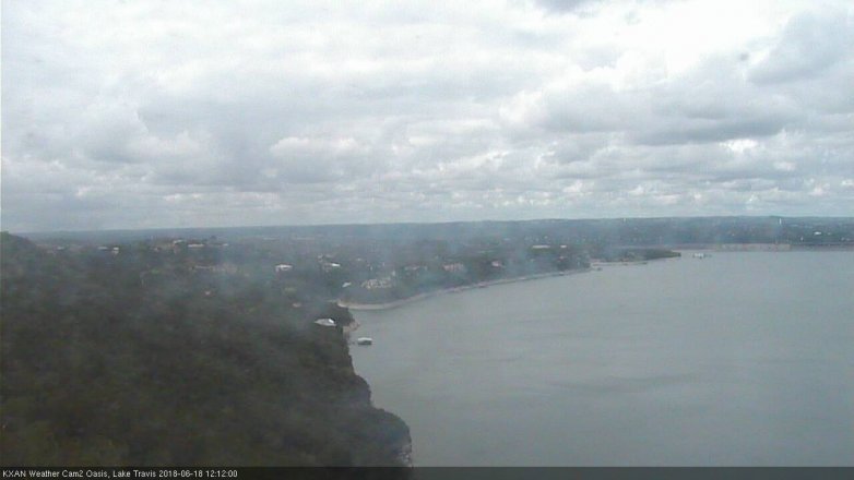 Lake Travis webcam, June 18, 2018 11:15 AM CT
