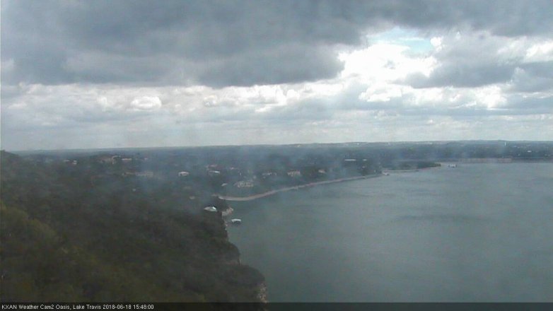 Lake Travis webcam, June 18, 2018 2:50 PM CT