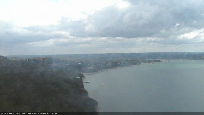 Lake Travis webcam, June 18, 2018 3:00 PM CT