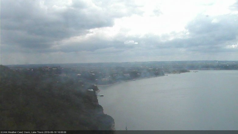 Lake Travis webcam, June 18, 2018 3:10 PM CT