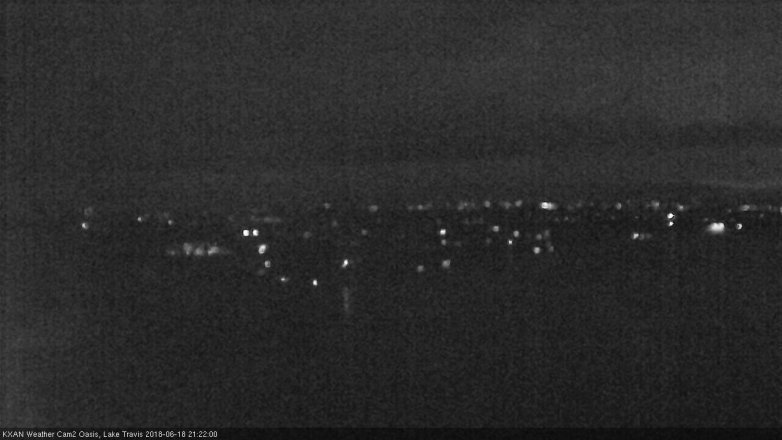 Lake Travis webcam, June 18, 2018 8:25 PM CT