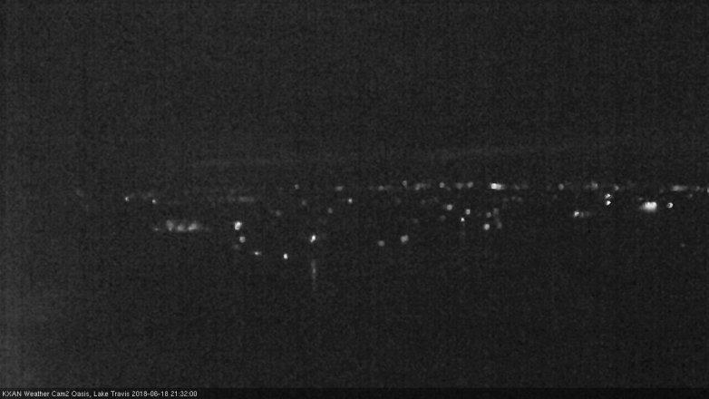 Lake Travis webcam, June 18, 2018 8:35 PM CT