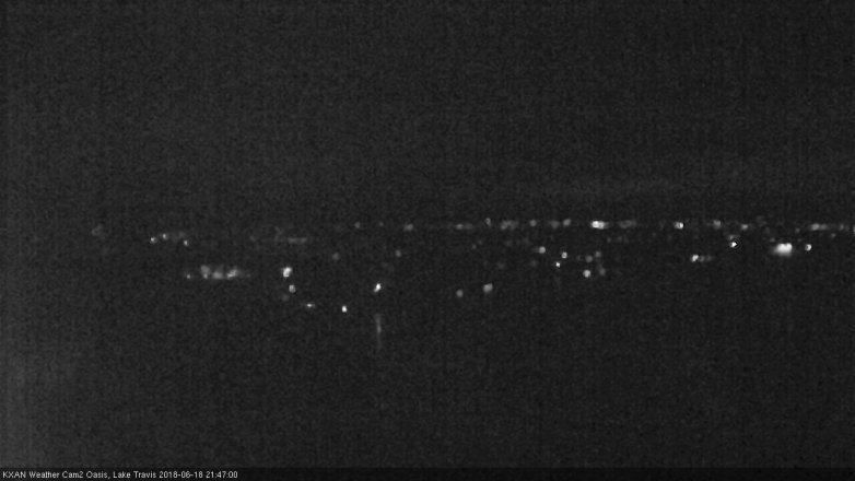 Lake Travis webcam, June 18, 2018 8:50 PM CT