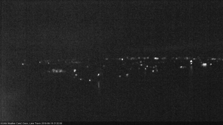 Lake Travis webcam, June 18, 2018 8:55 PM CT