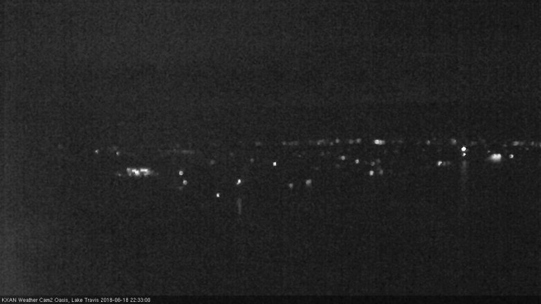 Lake Travis webcam, June 18, 2018 9:35 PM CT