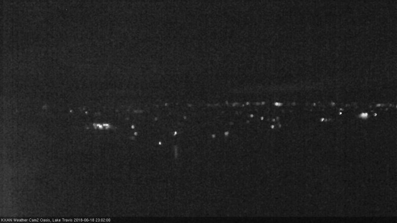Lake Travis webcam, June 18, 2018 10:05 PM CT