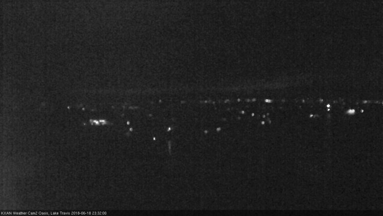 Lake Travis webcam, June 18, 2018 10:35 PM CT