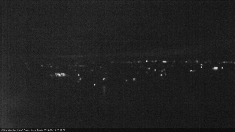Lake Travis webcam, June 18, 2018 10:40 PM CT