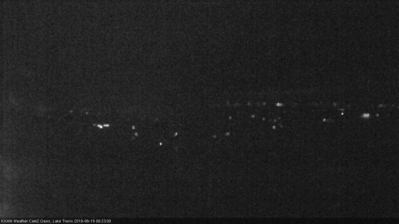 Lake Travis webcam, June 18, 2018 11:25 PM CT
