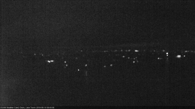 Lake Travis webcam, June 18, 2018 11:45 PM CT