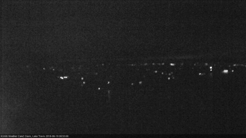 Lake Travis webcam, June 18, 2018 11:55 PM CT