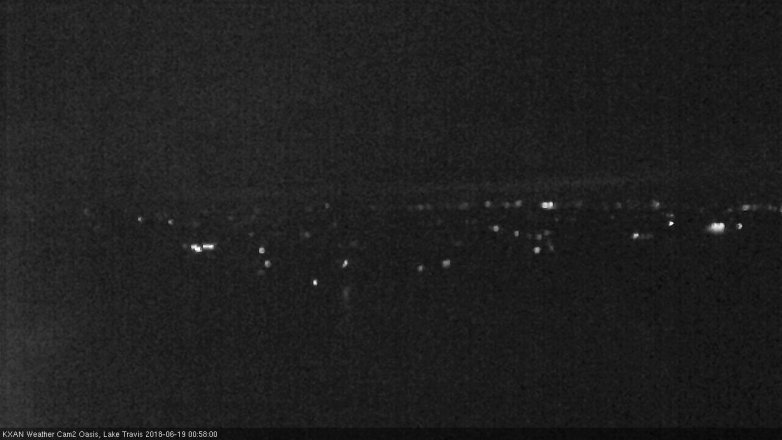 Lake Travis webcam, June 18, 2018 12:00 AM CT