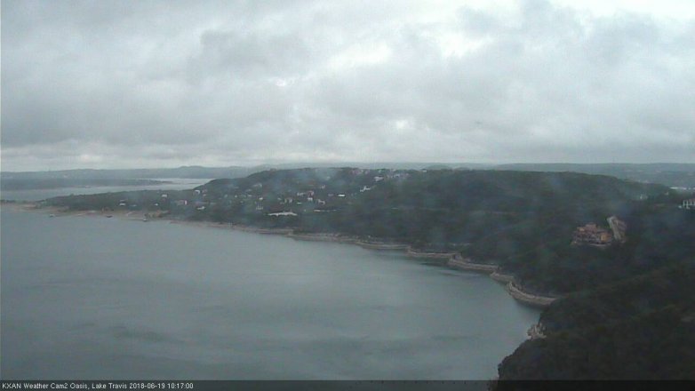 Lake Travis webcam, June 19, 2018 9:20 AM CT