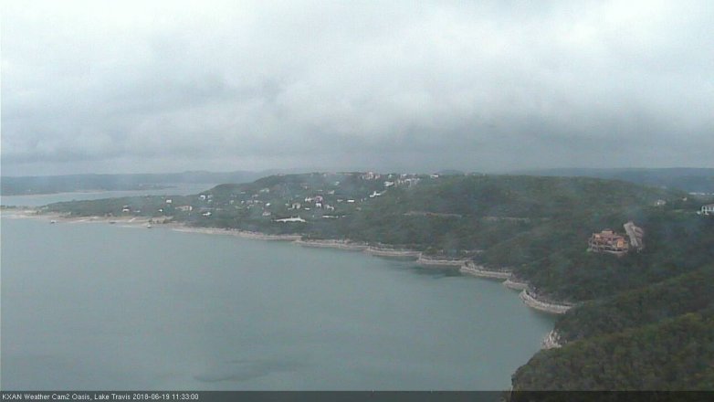 Lake Travis webcam, June 19, 2018 10:35 AM CT