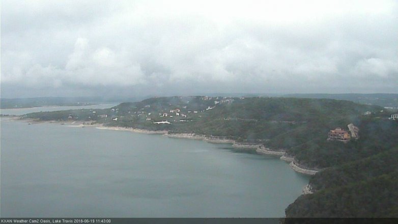 Lake Travis webcam, June 19, 2018 10:45 AM CT