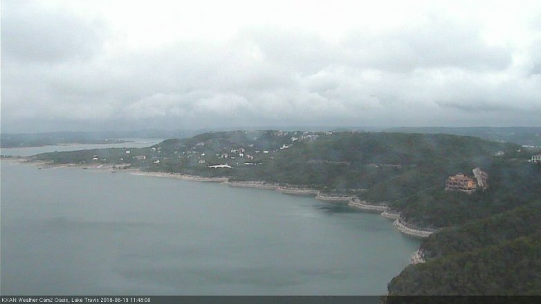 Lake Travis webcam, June 19, 2018 10:50 AM CT